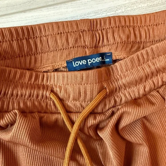 Love Poem 3 Rib Knit Flare Pants - Picture 2 of 7